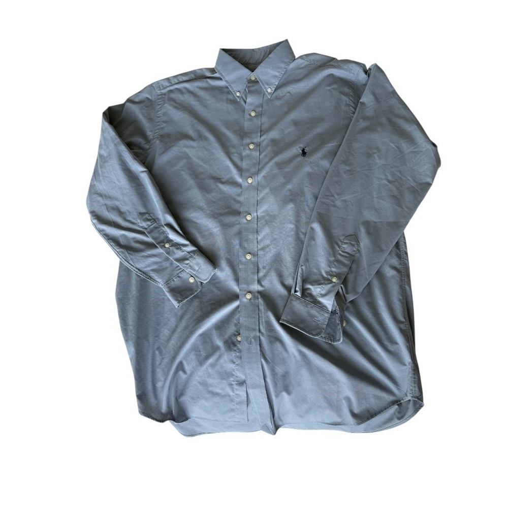 Polo Ralph Lauren Men's LT Gray Button Down Dress Shirt NWT Stretch Performance